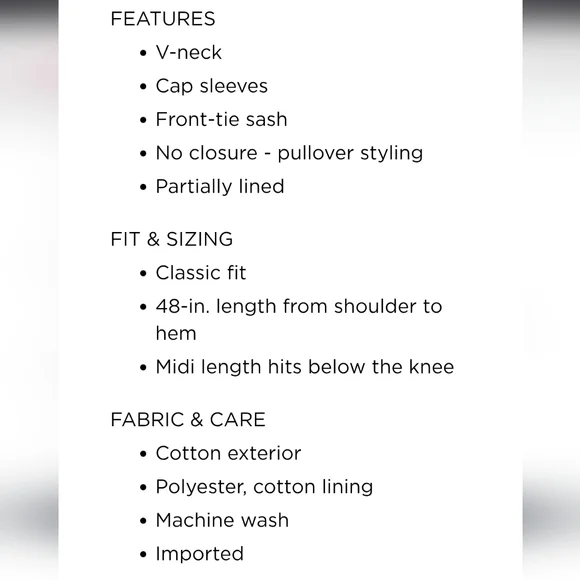 Nine West Black Eyelet Midi Dress - Picture 7 of 7